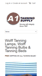 Mobile Screenshot of a1tanningsupply.com